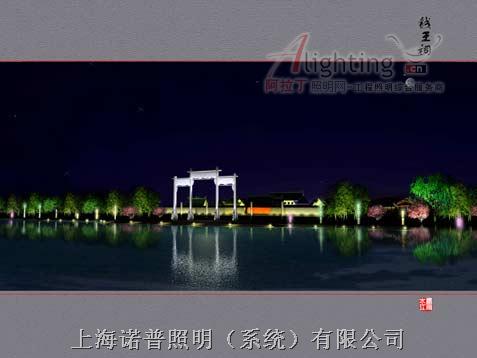 西湖--钱王祠夜景