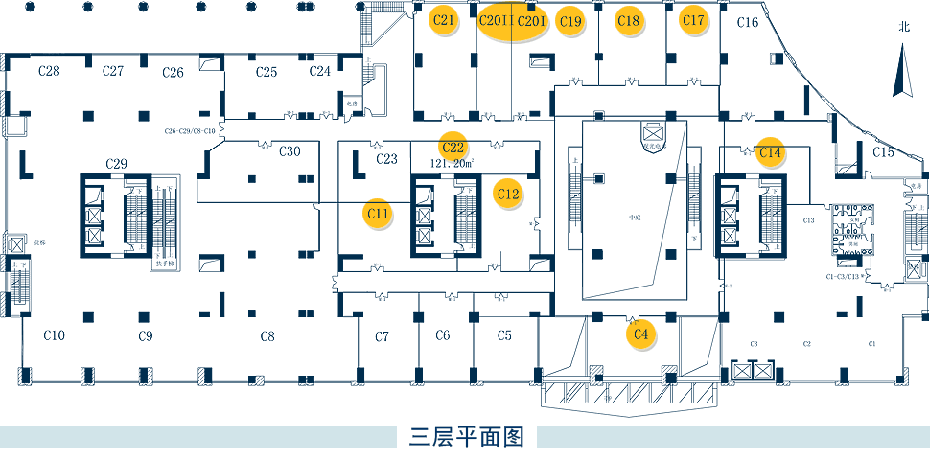 三层平面图