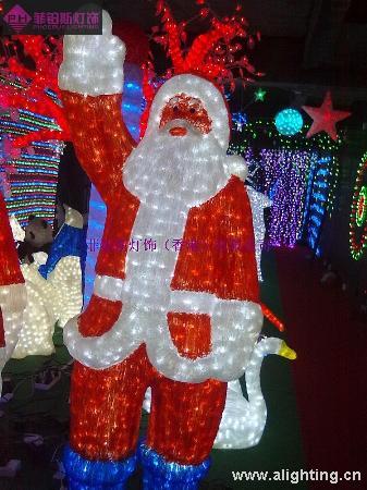LED Santa Motif