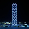 天津新文化广场地标环形塔建筑照明设计