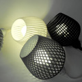 3D网状灯罩吊灯 营造不同的剪影效果