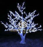 LED白光仿真树身桃花树灯