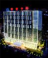 中铁十局楼体夜景亮化及楼顶压克力标识大字