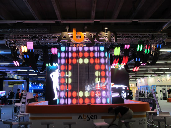 艾比森led显示屏参加法兰克福舞台灯光及音响技术展