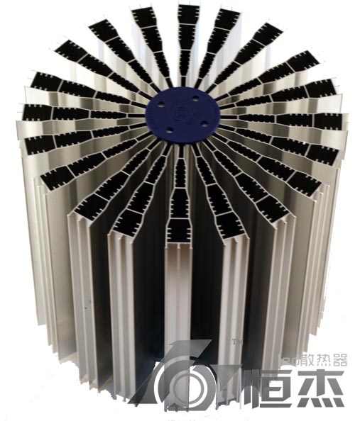 【恒杰】【厂家直供】300W大功率工矿灯散热器（内含热柱）光源控温≤39℃