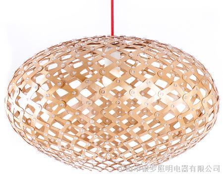 贝司达创意时尚吊灯 现代家居木艺吊灯-鱼篓吊灯