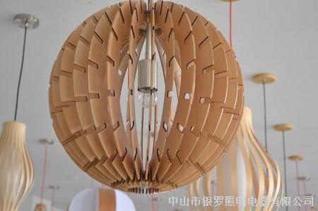 火星吊灯-创意大中小号木质圆形吊灯 装饰灯具 工艺吊灯<贝司达照明>