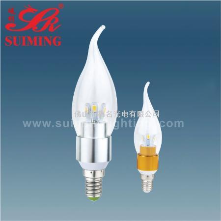 燧明     热销蜡烛灯  拉尾泡SM-B048/3  尖泡SM-B049/3