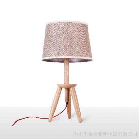 贝司达灯饰创意时尚家居原木台灯-鼎力台灯