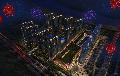 漯河昌建东外滩楼体亮化工程|五色领先国际照明