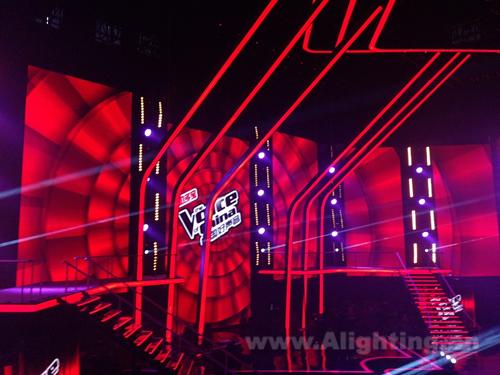 第二季《中国好声音》总决赛舞台灯光设计