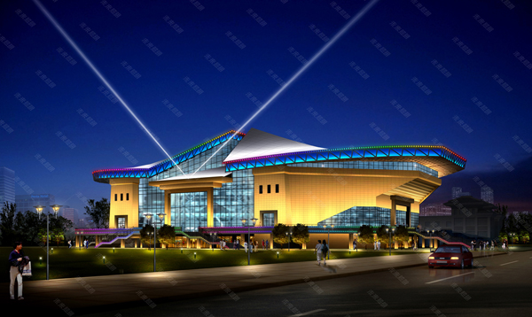 体育馆夜景照明设计要点-深圳未来照明灯光工