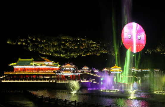 李全胜:横店圆明新园夜福海灯光秀方案设计(一