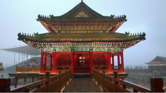 李全胜:横店圆明新园夜福海灯光秀方案设计(一