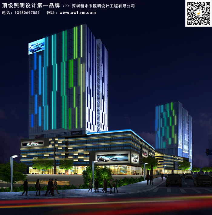 LED楼体亮化设计-节能与效能并重!-建筑照明设计