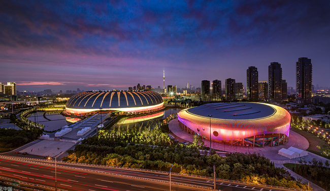 天津奥林匹克体育中心照明设计:延续了夜景魅力!