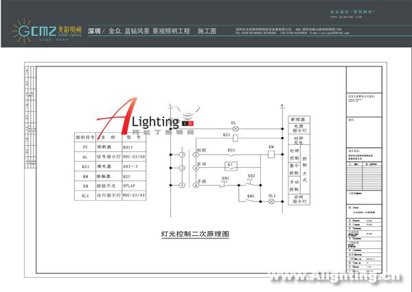 深圳金众蓝钻夜景照明施工与灯具(图二)