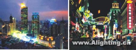 上海南京路世纪广场灯光赏析(组图)
