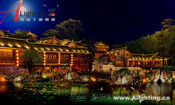贵州丽水铭城环湖灯光工程调整(图二)