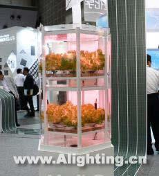 三菱展示LED照明植物工厂模型(图)