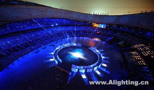 北京奥运开幕式舞台灯光