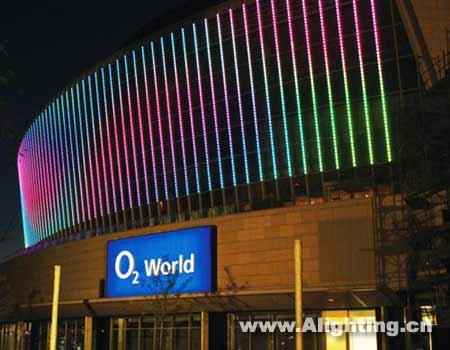 德国世界娱乐中心LED景观墙完工(组图)