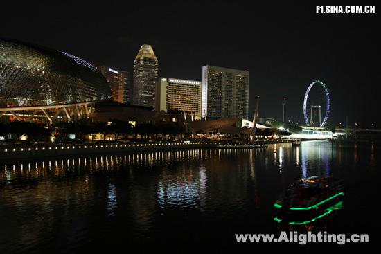 精彩图集：F1新加坡夜战前夕灯光