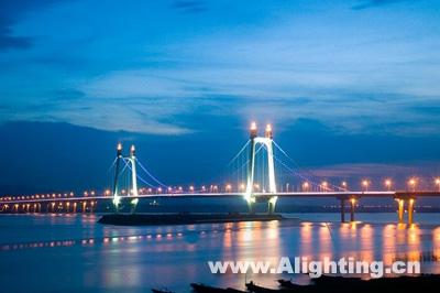 湘江三汉矶大桥景观照明设计(组图)