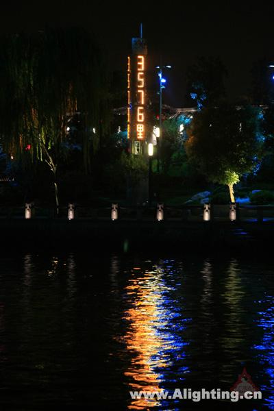 杭州运河里程计艺术灯光景观设计(组图)