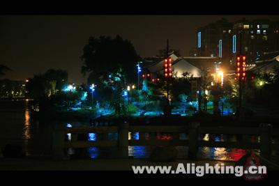 杭州运河里程计艺术灯光景观设计(视频)
