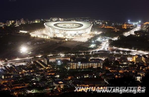 南非体育场照明测试