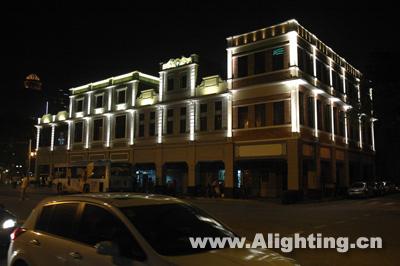 广州大基头样板楼建筑照明迎亚运(组图)