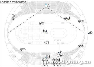老山自行车馆场地照明设计详解(组图)