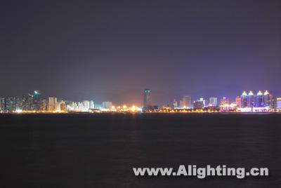 广东珠海情侣路夜景照明设计(组图)