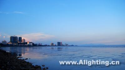 广东珠海情侣路夜景照明设计(组图)