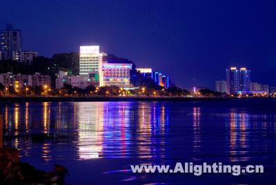 广东珠海情侣路夜景照明设计(组图)