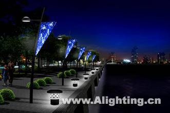 上海黄浦江两岸景观灯光规划设计(组图)