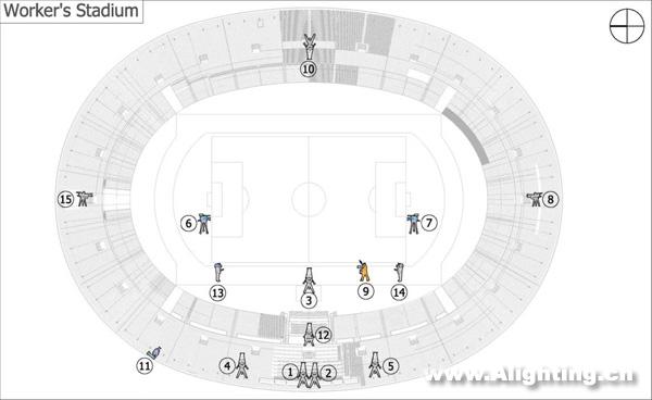 北京工人体育场场地照明设计详解(组图)