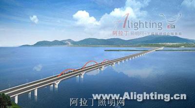 福建省福州湾边大桥夜景照明设计(组图)