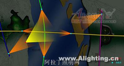 福建省福州湾边大桥夜景照明设计(组图)