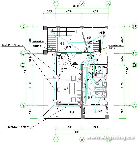 甘华能：别墅电气设计案例一(组图)