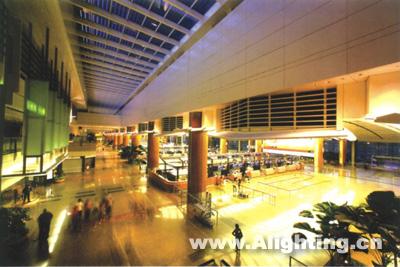 新加坡樟宜机场二号航站楼照明改造(图)