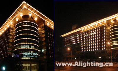 北京西单商业回迁楼室外照明工程