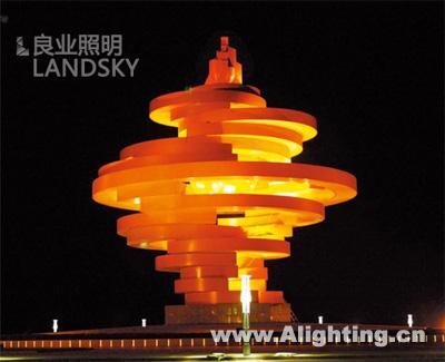 青岛五四广场与音乐广场照明设计(组图)