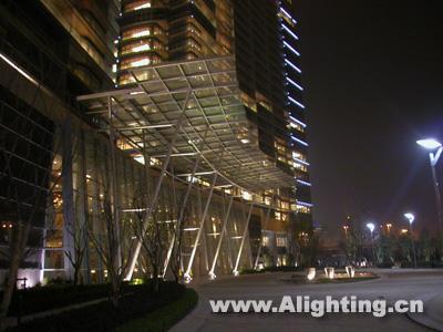 浙江杭州深蓝广场庭院景观照明(组图)