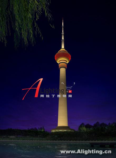 北京中央电视塔新夜景照明设计(组图)