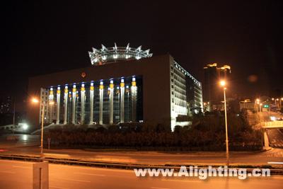 09中照奖三等奖：重庆人民大厦夜景照明