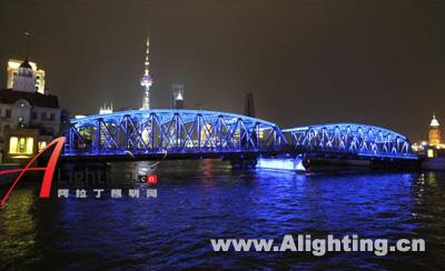 上海外白渡桥改造景观照明方案(组图)