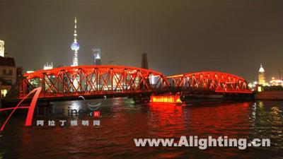 上海外白渡桥改造景观照明方案(组图)