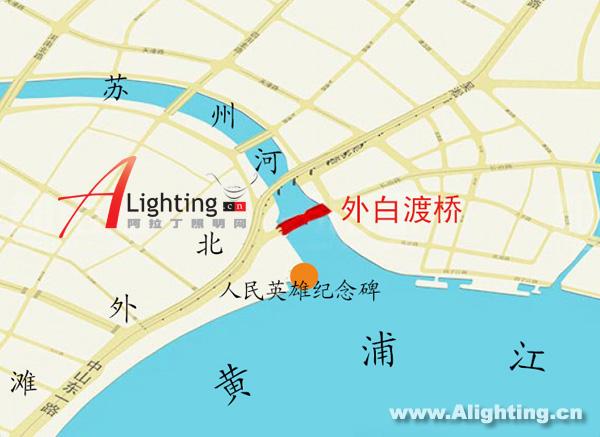 上海外白渡桥改造景观照明方案(组图)